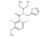 2,6-difluoro-N-(2-furylmethyl)-N-[1-(hydroxymethyl)propyl]-3-methoxybenzamide