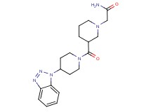 2-(3-{[4-(1H-1,2,3-benzotriazol-1-yl)piperidin-1-yl]carbonyl}piperidin-1-yl)acetamide