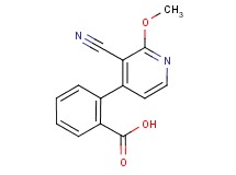 2-(3-cyano-2-methoxypyridin-4-yl)benzoic acid