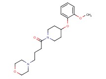 4-{4-[4-(2-methoxyphenoxy)-1-piperidinyl]-4-oxobutyl}morpholine