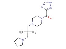 1-(2,2-dimethyl-3-pyrrolidin-1-ylpropyl)-4-(1H-1,2,4-triazol-3-ylcarbonyl)piperazine