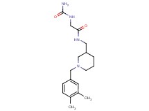 N~2~-(aminocarbonyl)-N~1~-{[1-(3,4-dimethylbenzyl)piperidin-3-yl]methyl}glycinamide