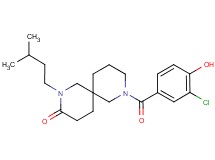 8-(3-chloro-4-hydroxybenzoyl)-2-(3-methylbutyl)-2,8-diazaspiro[5.5]undecan-3-one