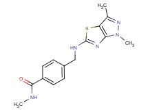 4-{[(1,3-dimethyl-1H-pyrazolo[3,4-d][1,3]thiazol-5-yl)amino]methyl}-N-methylbenzamide