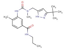3-({[[(3-tert-butyl-1H-pyrazol-5-yl)methyl](methyl)amino]carbonyl}amino)-4-methyl-N-propylbenzamide