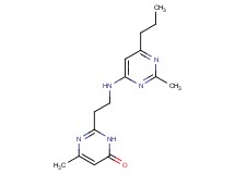 6-methyl-2-{2-[(2-methyl-6-propylpyrimidin-4-yl)amino]ethyl}pyrimidin-4(3H)-one