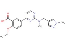 2-ethoxy-5-(2-{methyl[(1-methyl-1H-pyrazol-4-yl)methyl]amino}pyrimidin-4-yl)benzoic acid