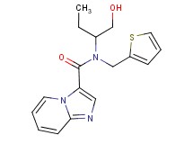 N-[1-(hydroxymethyl)propyl]-N-(2-thienylmethyl)imidazo[1,2-a]pyridine-3-carboxamide