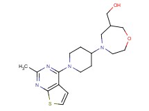 {4-[1-(2-methylthieno[2,3-d]pyrimidin-4-yl)piperidin-4-yl]-1,4-oxazepan-6-yl}methanol