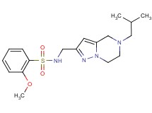 N-[(5-isobutyl-4,5,6,7-tetrahydropyrazolo[1,5-a]pyrazin-2-yl)methyl]-2-methoxybenzenesulfonamide