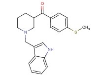 [1-(1H-indol-3-ylmethyl)-3-piperidinyl][4-(methylthio)phenyl]methanone