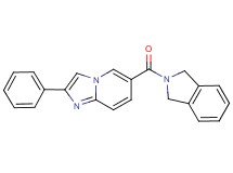 6-(1,3-dihydro-2H-isoindol-2-ylcarbonyl)-2-phenylimidazo[1,2-a]pyridine