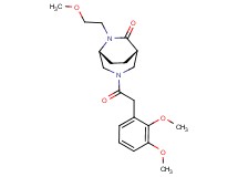 (1S*,5R*)-3-[(2,3-dimethoxyphenyl)acetyl]-6-(2-methoxyethyl)-3,6-diazabicyclo[3.2.2]nonan-7-one
