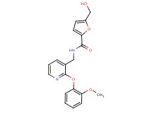 5-(hydroxymethyl)-N-{[2-(2-methoxyphenoxy)pyridin-3-yl]methyl}-2-furamide