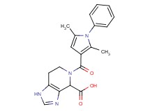 5-[(2,5-dimethyl-1-phenyl-1H-pyrrol-3-yl)carbonyl]-4,5,6,7-tetrahydro-1H-imidazo[4,5-c]pyridine-4-carboxylic acid