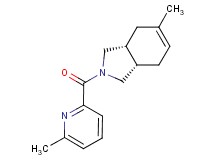 (3aR*,7aS*)-5-methyl-2-[(6-methyl-2-pyridinyl)carbonyl]-2,3,3a,4,7,7a-hexahydro-1H-isoindole