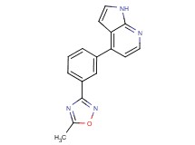 4-[3-(5-methyl-1,2,4-oxadiazol-3-yl)phenyl]-1H-pyrrolo[2,3-b]pyridine