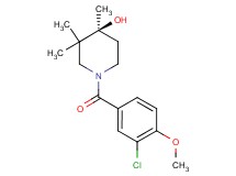 (4S)-1-(3-chloro-4-methoxybenzoyl)-3,3,4-trimethyl-4-piperidinol