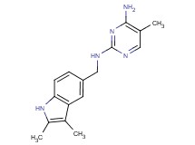N~2~-[(2,3-dimethyl-1H-indol-5-yl)methyl]-5-methylpyrimidine-2,4-diamine