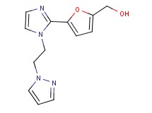 (5-{1-[2-(1H-pyrazol-1-yl)ethyl]-1H-imidazol-2-yl}-2-furyl)methanol