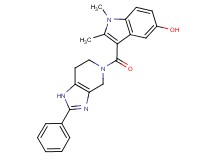 1,2-dimethyl-3-[(2-phenyl-1,4,6,7-tetrahydro-5H-imidazo[4,5-c]pyridin-5-yl)carbonyl]-1H-indol-5-ol
