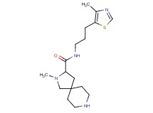 2-methyl-N-[3-(4-methyl-1,3-thiazol-5-yl)propyl]-2,8-diazaspiro[4.5]decane-3-carboxamide dihydrochloride