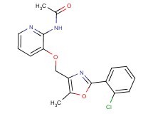 N-(3-{[2-(2-chlorophenyl)-5-methyl-1,3-oxazol-4-yl]methoxy}pyridin-2-yl)acetamide