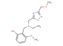 2-[(ethyl{[3-(methoxymethyl)-1,2,4-oxadiazol-5-yl]methyl}amino)methyl]-3-methoxyphenol