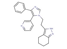 3-[2-(4-phenyl-5-pyridin-3-yl-1H-imidazol-1-yl)ethyl]-4,5,6,7-tetrahydro-2H-indazole