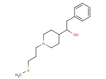 1-{1-[3-(methylthio)propyl]-4-piperidinyl}-2-phenylethanol