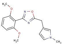 3-(2,6-dimethoxyphenyl)-5-[(1-methyl-1H-pyrrol-3-yl)methyl]-1,2,4-oxadiazole
