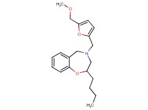 2-butyl-4-{[5-(methoxymethyl)-2-furyl]methyl}-2,3,4,5-tetrahydro-1,4-benzoxazepine