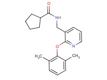 N-{[2-(2,6-dimethylphenoxy)-3-pyridinyl]methyl}cyclopentanecarboxamide