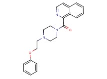 1-{[4-(2-phenoxyethyl)-1-piperazinyl]carbonyl}isoquinoline trifluoroacetate