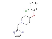 4-(2-chlorophenoxy)-1-(1H-imidazol-2-ylmethyl)piperidine