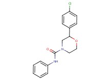 2-(4-chlorophenyl)-N-phenylmorpholine-4-carboxamide