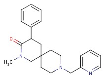 2-methyl-4-phenyl-9-(2-pyridinylmethyl)-2,9-diazaspiro[5.5]undecan-3-one