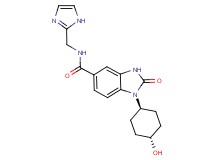 1-(trans-4-hydroxycyclohexyl)-N-(1H-imidazol-2-ylmethyl)-2-oxo-2,3-dihydro-1H-benzimidazole-5-carboxamide
