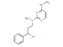 3-{methyl[4-(methylamino)pyrimidin-2-yl]amino}-1-phenylpropan-1-ol