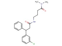 4-{[3-(3-chlorophenyl)-3-phenylpropanoyl]amino}-N,N-dimethylbutanamide