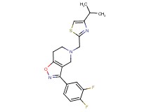 3-(3,4-difluorophenyl)-5-[(4-isopropyl-1,3-thiazol-2-yl)methyl]-4,5,6,7-tetrahydroisoxazolo[4,5-c]pyridine