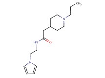 2-(1-propyl-4-piperidinyl)-N-[2-(1H-pyrrol-1-yl)ethyl]acetamide