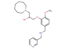 1-(1-azocanyl)-3-(2-methoxy-5-{[(3-pyridinylmethyl)amino]methyl}phenoxy)-2-propanol