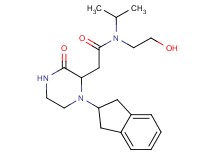 2-[1-(2,3-dihydro-1H-inden-2-yl)-3-oxo-2-piperazinyl]-N-(2-hydroxyethyl)-N-isopropylacetamide