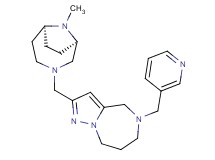 2-{[(1R*,6S*)-9-methyl-3,9-diazabicyclo[4.2.1]non-3-yl]methyl}-5-(3-pyridinylmethyl)-5,6,7,8-tetrahydro-4H-pyrazolo[1,5-a][1,4]diazepine