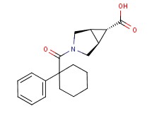 (1R*,5S*,6r)-3-[(1-phenylcyclohexyl)carbonyl]-3-azabicyclo[3.1.0]hexane-6-carboxylic acid