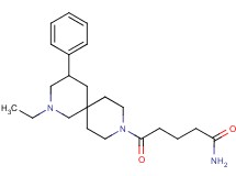 5-(2-ethyl-4-phenyl-2,9-diazaspiro[5.5]undec-9-yl)-5-oxopentanamide