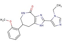 2-(1-ethyl-1H-imidazol-5-yl)-7-(2-methoxyphenyl)-5,6,7,8-tetrahydroimidazo[4,5-c]azepin-4(1H)-one