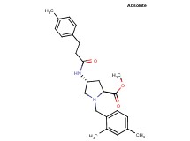 methyl (4R)-1-(2,4-dimethylbenzyl)-4-{[3-(4-methylphenyl)propanoyl]amino}-L-prolinate