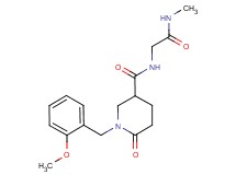 1-(2-methoxybenzyl)-N-[2-(methylamino)-2-oxoethyl]-6-oxo-3-piperidinecarboxamide